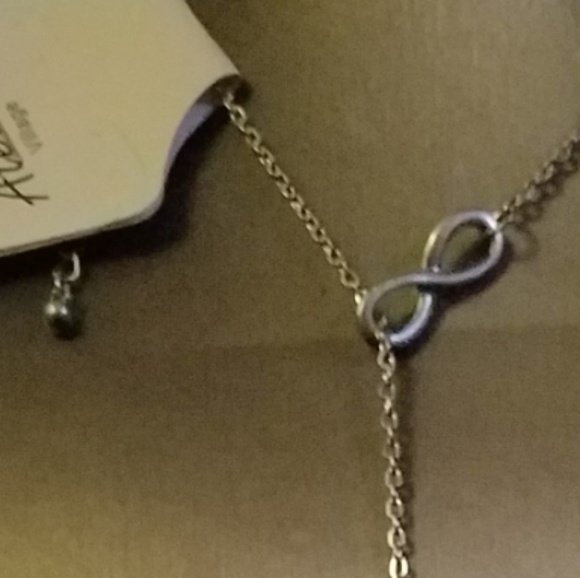 Silver infinity cross chocker necklace,Religious - Picture 3 of 4